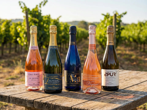 Selección de Cavas Giró Ribot en viñedos del Penedès.