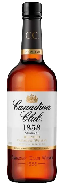 Whisky Canadian Club 1858 Original con notas de almendra y vainilla de Ontario, Canadá