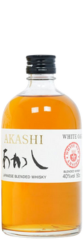 Whisky Japonés Akashi Blended Eigashima 3 años roble americano notas de vainilla y caramelo