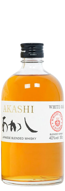 Whisky Japonés Akashi Blended Eigashima 3 años roble americano notas de vainilla y caramelo