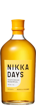 Whisky Nikka Days blend japonés con notas de flores blancas y piña cítrica