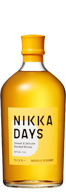 Whisky Nikka Days blend japonés con notas de flores blancas y piña cítrica
