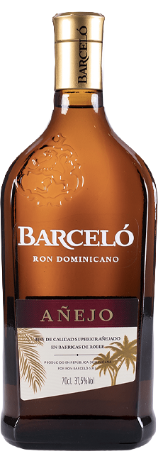 Ron Dominicano Barceló Añejo con notas de caramelo vainilla y especias Carbono Neutral