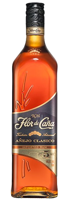 Ron Flor de Caña 5 Años Añejo Clásico Sostenible y Carbono Neutral Nicaragua