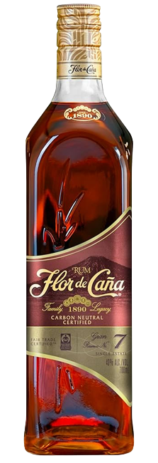 Ron Flor de Caña 7 Años Gran Reserva de Nicaragua Sostenible y Carbono Neutral