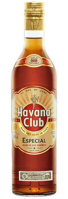 Ron Havana Club Añejo Especial Cubano con notas de Vainilla y Caramelo