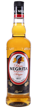 Ron Negrita Bardinet Añejo con notas de vainilla, frutos secos y especias para coctelería