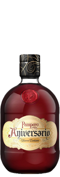 Ron Añejo Pampero Aniversario Premium con notas de cacao, moka y vainilla de Venezuela