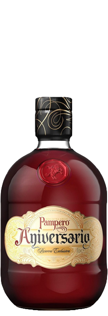 Ron Añejo Pampero Aniversario Premium con notas de cacao, moka y vainilla de Venezuela