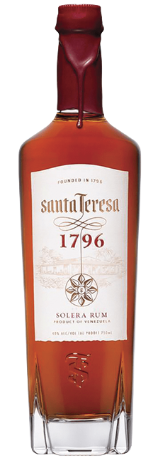 Ron Santa Teresa 1796 Solera Método Artesanal de Venezuela con notas de Chocolate y Miel