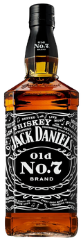 Tennessee Whisky Jack Daniel's Old No. 7 con notas de vainilla y caramelo, destilado en Tennessee