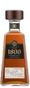 Tequila Añejo 1800 100% Agave Azul con notas de vainilla, caramelo y roble de Jalisco