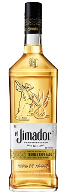 Tequila El Jimador Reposado 100% agave azul Weber con notas de vainilla y caramelo de Jalisco