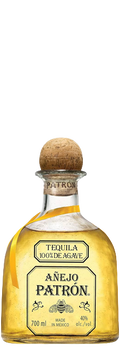 Tequila Patrón Añejo premium de Los Altos de Jalisco con roble, vainilla y caramelo