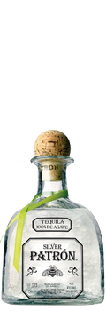 Tequila blanco Patrón Silver joven de Altos de Jalisco con notas de agave cocido y cítricos