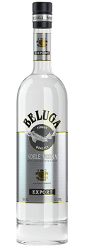 Vodka Beluga Noble Russian Super Premium con notas de grano, malta y miel silvestre