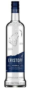 Vodka Eristoff Triple Destilación de Grano 100% Puro origen Georgia