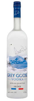 Vodka Premium Grey Goose de 1,75L elaborado con Trigo de Picardía Francia