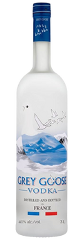 Vodka Premium Grey Goose 3L de Trigo de Picardie elaborado en Francia