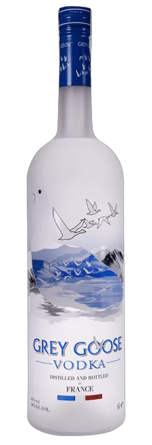 Vodka Premium Grey Goose de 6 Litros elaborado con trigo de invierno en Francia