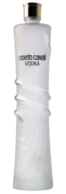 Vodka Super Premium Roberto Cavalli elaborado en Italia con notas de crema y vainilla