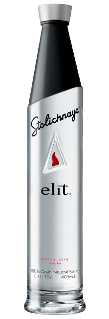 Vodka Premium Stoli Elit de Trigo y Centeno con Filtrado por Congelación Letonia