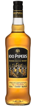 Whisky Blend 100 Pipers escocés suave y equilibrado con notas de vainilla, miel y fruta madura