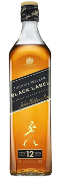 Whisky Blend Johnnie Walker Black Label 12 Year Old con notas de humo suave y vainilla