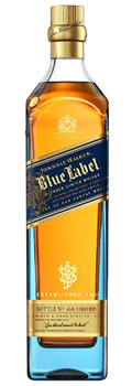 Whisky Johnnie Walker Blue Label Blended Scotch Premium de Escocia con notas de vainilla y caramelo