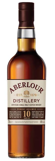 Whisky Single Malt Aberlour 10 Year Old Forest Reserve Speyside roble Limousin