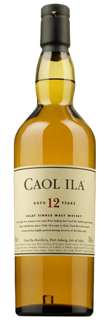 Whisky Single Malt Caol Ila 12 Year Old de Islay, Escocia, elegante y delicadamente ahumado