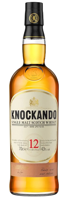 Whisky Malt Knockando 12 Year Old Single Malt Speyside, matices de fruta, vainilla y miel