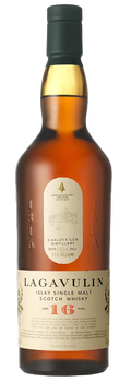 Whisky Single Malt Lagavulin 16 Year Old Islay con humo de turba sal marina y notas yodadas