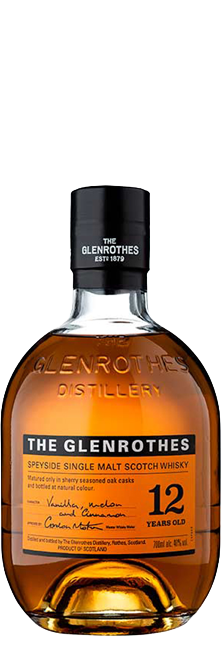 Whisky Malt The Glenrothes 12 Year Old Speyside con notas de vainilla y canela