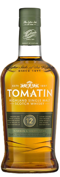Whisky Single Malt Tomatin 12 Year Old Triple Cask Highlands de Escocia con notas de manzana, pera y caramelo