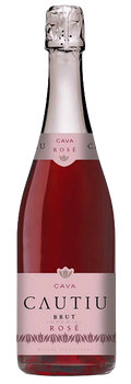 Cava Rosé Brut Cautiu Imperial variedad Trepat D.O. Cava método tradicional biodinámico