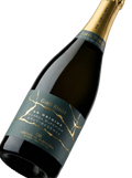 Primer plano de la etiqueta del cava Giró Ribot Ab Origine Brut Reserva, D.O. Cava.