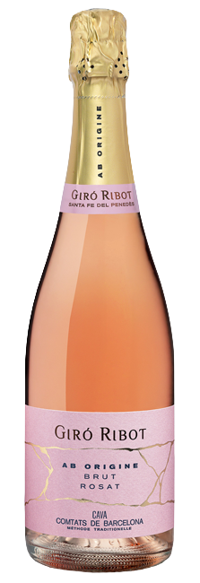 Cava Brut Rosé Giró Ribot Ab Origine Ecológico D.O. Cava uvas Trepat y Pinot Noir