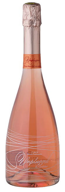 Cava Brut Rosé Reserva Giró Ribot Unplugged Pinot Noir D.O. Cava Condados de Barcelona