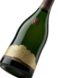 Primer plano de la etiqueta del cava Codorníu Gran Plus Ultra Brut Nature Reserva, D.O. Cava.