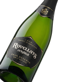 Primer plano de la etiqueta del Cava Rovellats Original Gran Reserva Brut Nature, D.O. Cava.