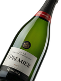 Primer plano de la etiqueta del Cava Rovellats Premier Brut, D.O. Cava.
