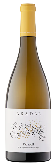 Vino Blanco Abadal Picapoll 100% Picapoll Joven D.O. Pla de Bages crianza sobre lías