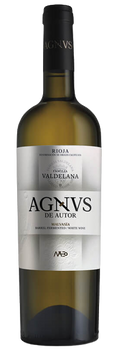 Vino Blanco Agnus de Autor Malvasía Crianza en Barrica DOCa Rioja Bodegas Valdelana