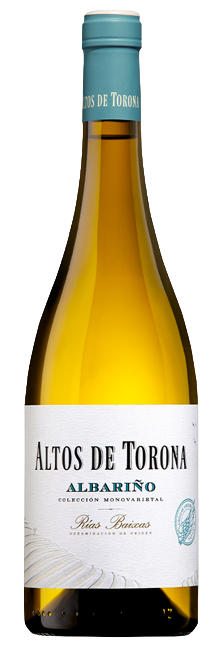 Vino Blanco Vegano Altos de Torona Albariño D.O. Rías Baixas Subzona O Rosal