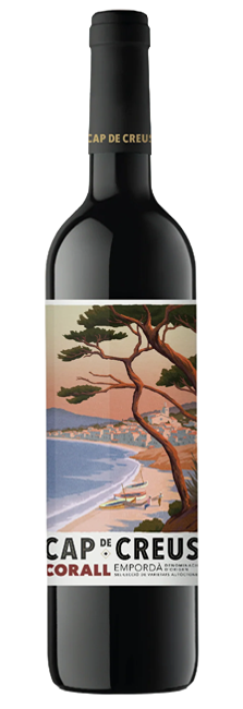 Vino Tinto Cap de Creus Corall Negre Joven D.O. Empordà Garnacha y Cariñena
