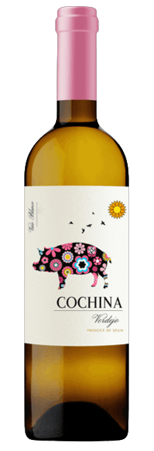 Vino Blanco Cochina Verdejo Joven Monovarietal 100% Verdejo D.O. Rueda Fresco