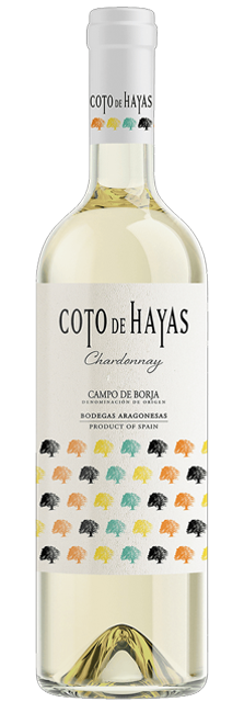 Vino Blanco Coto de Hayas Chardonnay Joven D.O. Campo de Borja Bodegas Aragonesas