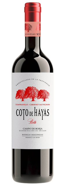 Vino Tinto Coto de Hayas Roble D.O. Campo de Borja Tempranillo y Cabernet Sauvignon