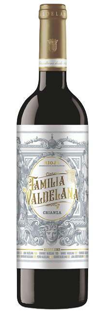 Vino Tinto Familia Valdelana Crianza DOCa Rioja Tempranillo y Mazuelo
